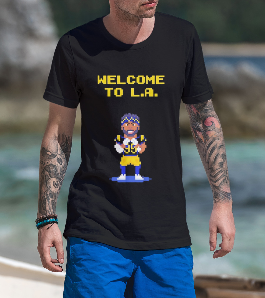 Welcome To L.A. Aaron Donald Los Angeles Rams Video Game T-Shirt
