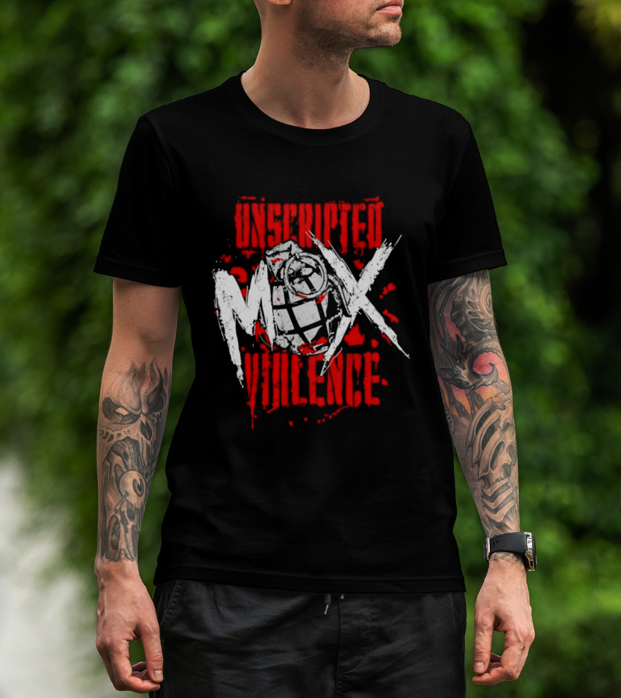 AEW Unscripted Violence Mox Grenade T-Shirt