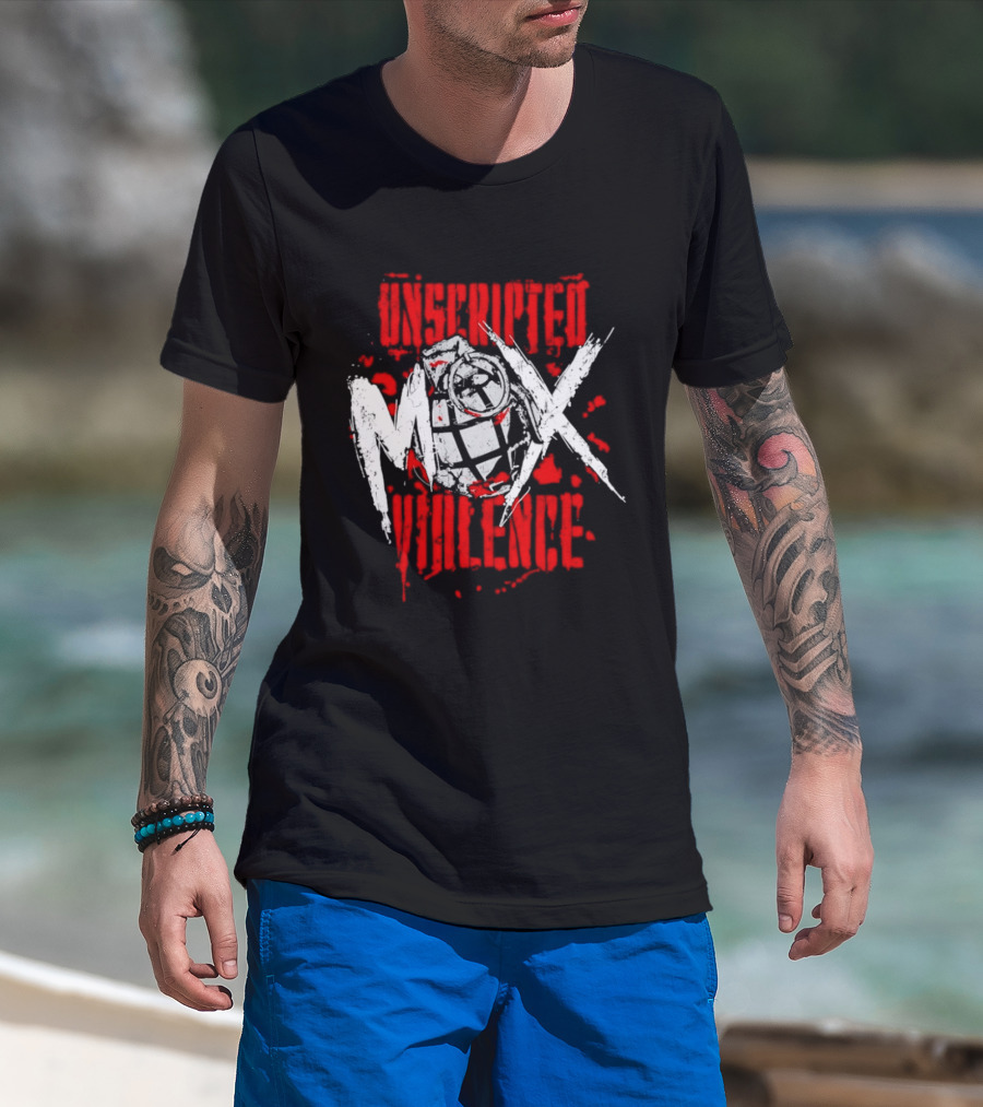 AEW Unscripted Violence Mox Grenade T-Shirt