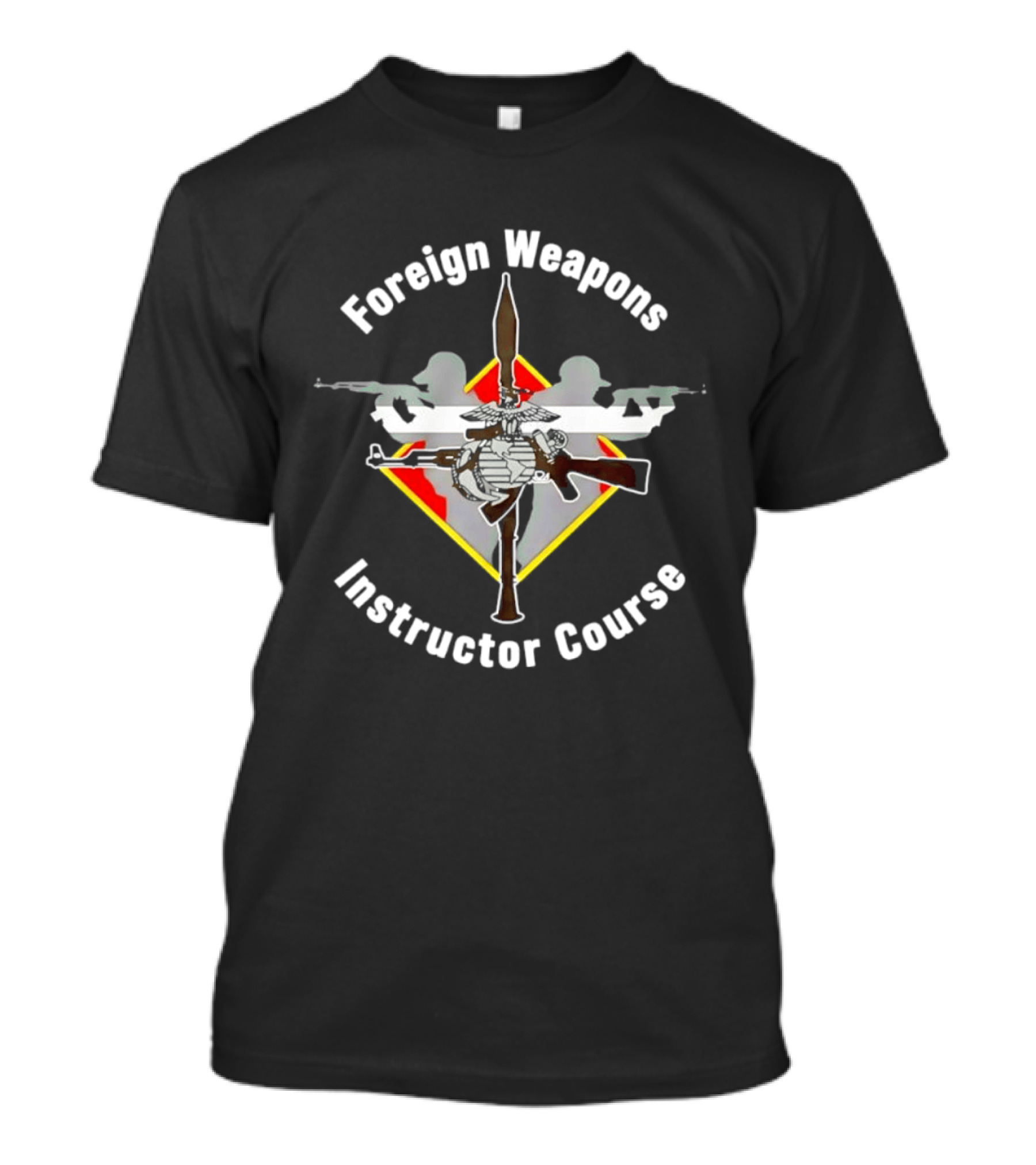 Foreign Weapons Instructor Course Iconic Rifle Weapons Training T-Shirt