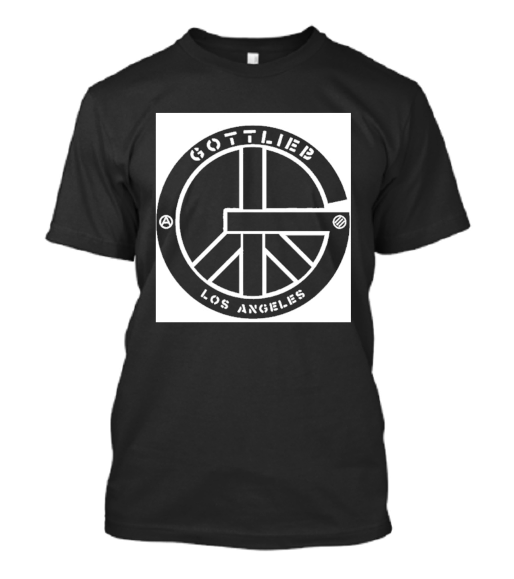 Gottlieb Peace Symbol Circle Los Angeles T-Shirt