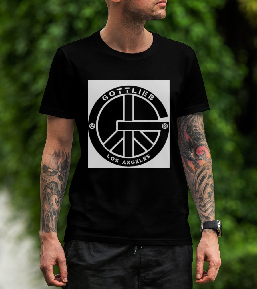 Gottlieb Peace Symbol Circle Los Angeles T-Shirt