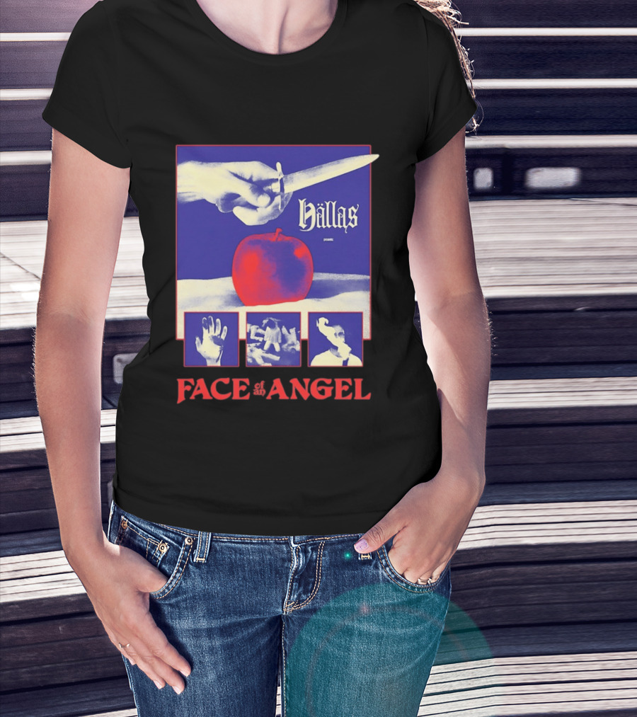 Hallas Face Of An Angel Album Heavy Metal Rock Band Music T-Shirt