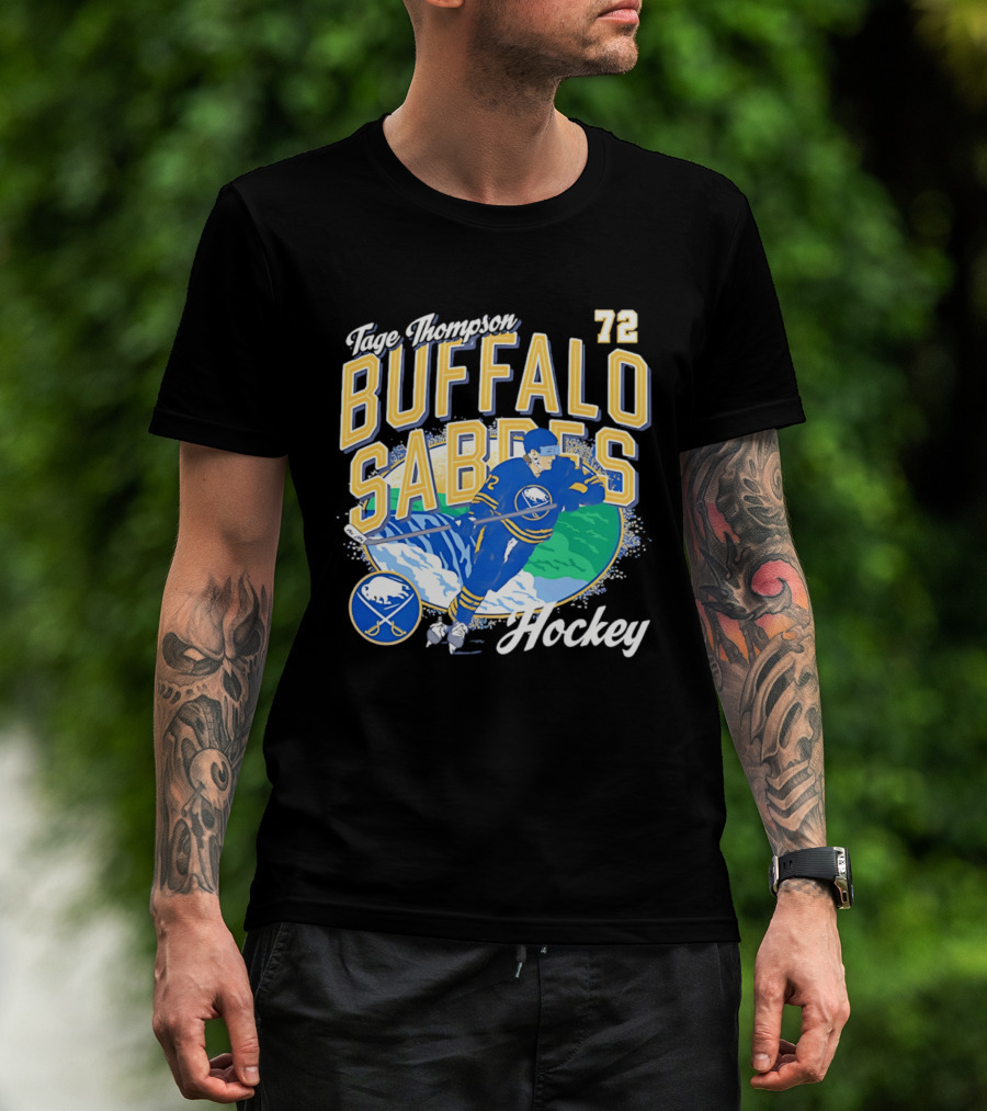 Tage Thompson 72 Buffalo Sabres Hockey Player T-Shirt