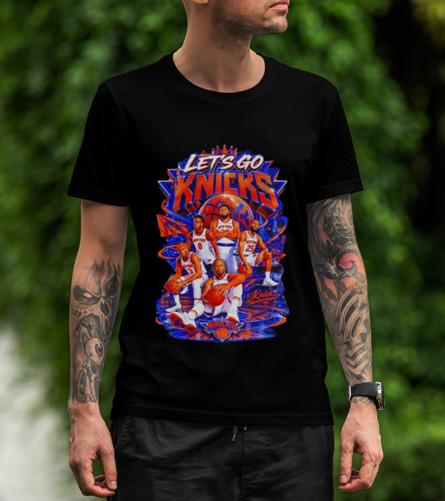 Jalen Brunson New York Knicks Let's Go 2026 NBA Basketball Players T-Shirt