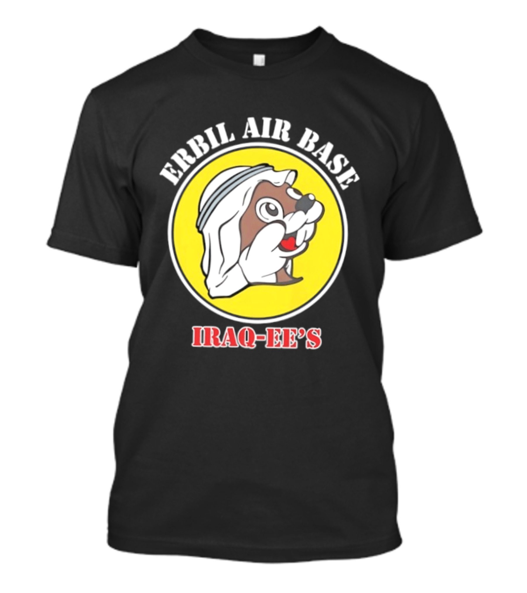 Erbil Air Base Iraq Eef's Cartoon T-Shirt