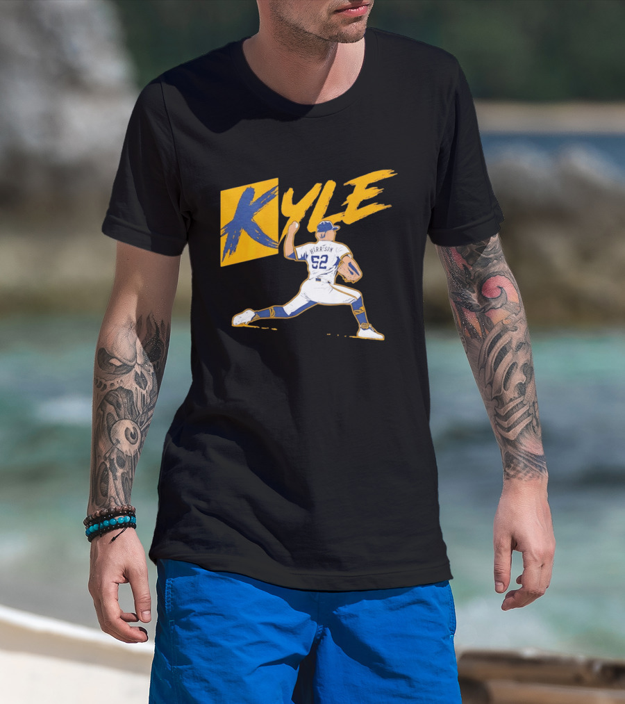 Kyle Harrison 52 Milwaukee Brewers MLB Baseball K Sign T-Shirt