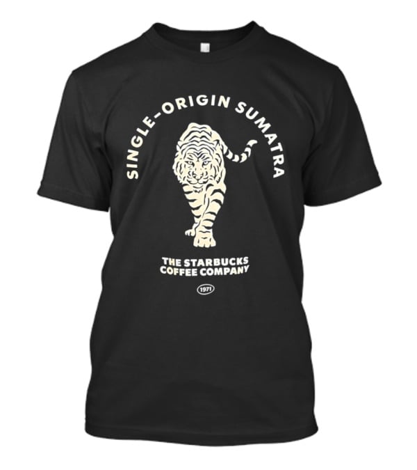 Single Origin Sumatra Starbucks Coffee Company 1971 Tiger T-Shirt