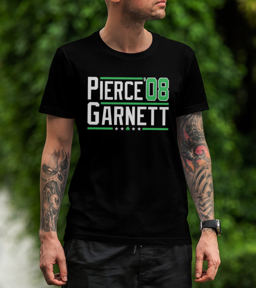 Pierce Garnett '08 Boston Celtics Basketball Stars T-Shirt