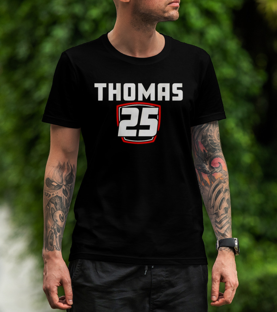 Thomas 25 Sports Team Orange T-Shirt