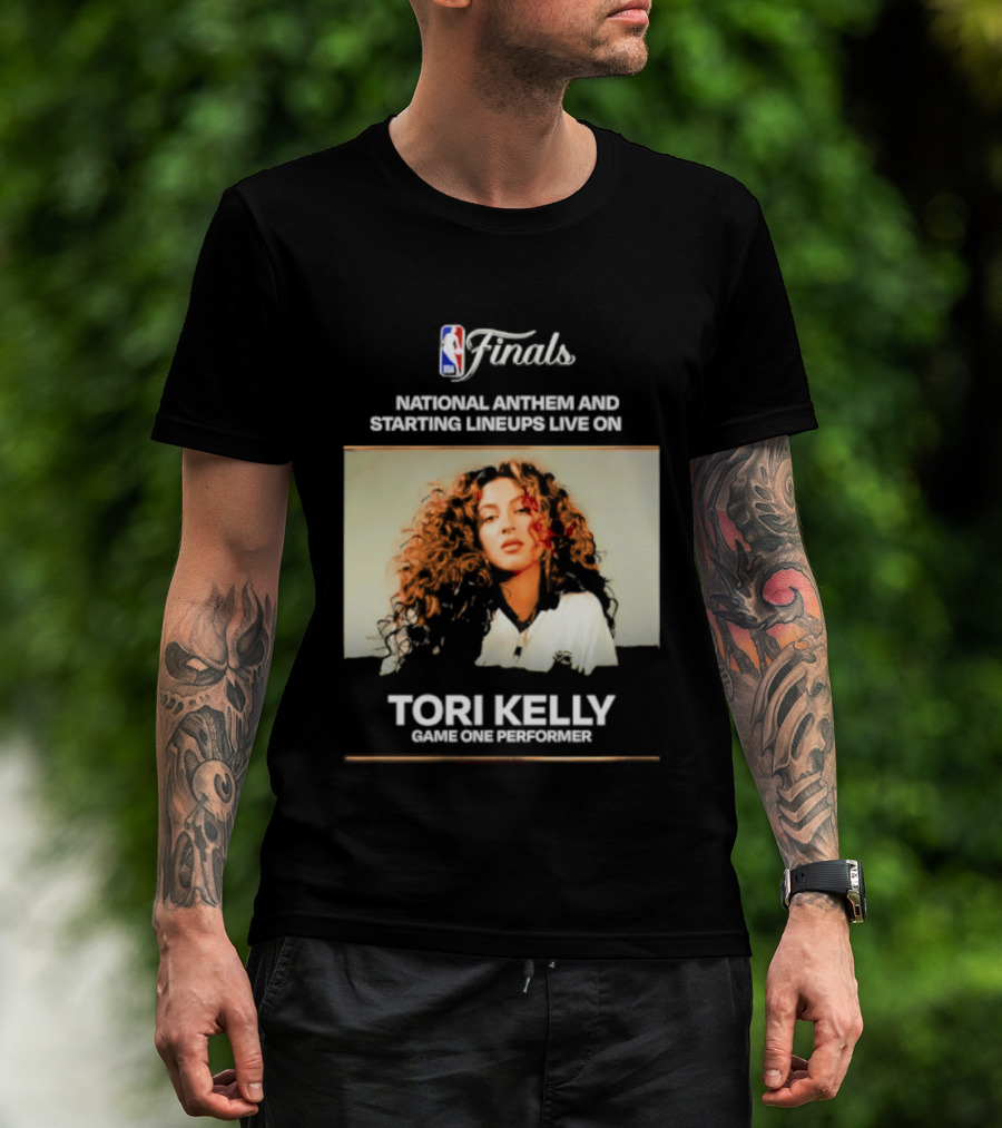 NBA Finals Tori Kelly Game One Performer National Anthem And Starting Lineups Live T-Shirt
