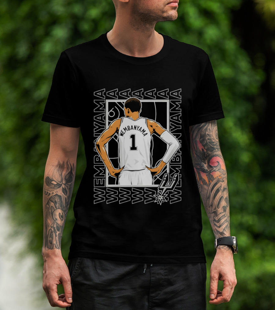 Victor Wembanyama San Antonio Spurs Number 1 NBA Basketball Player 2026 T-Shirt
