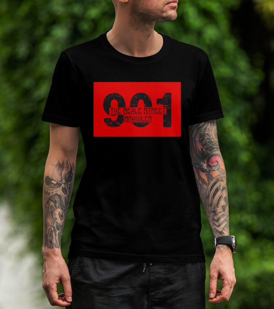 901 Beale Street Brawler Memphis Pride T-Shirt