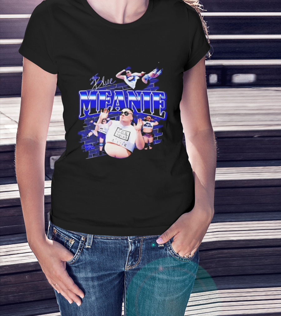 The Blue Meanie Brian Heffron Wrestling T-Shirt