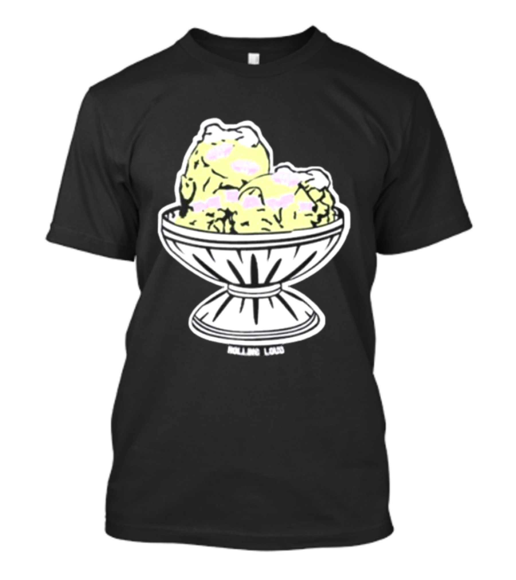 Rolling Loud Ice Cream Bowl Collaboration T-Shirt