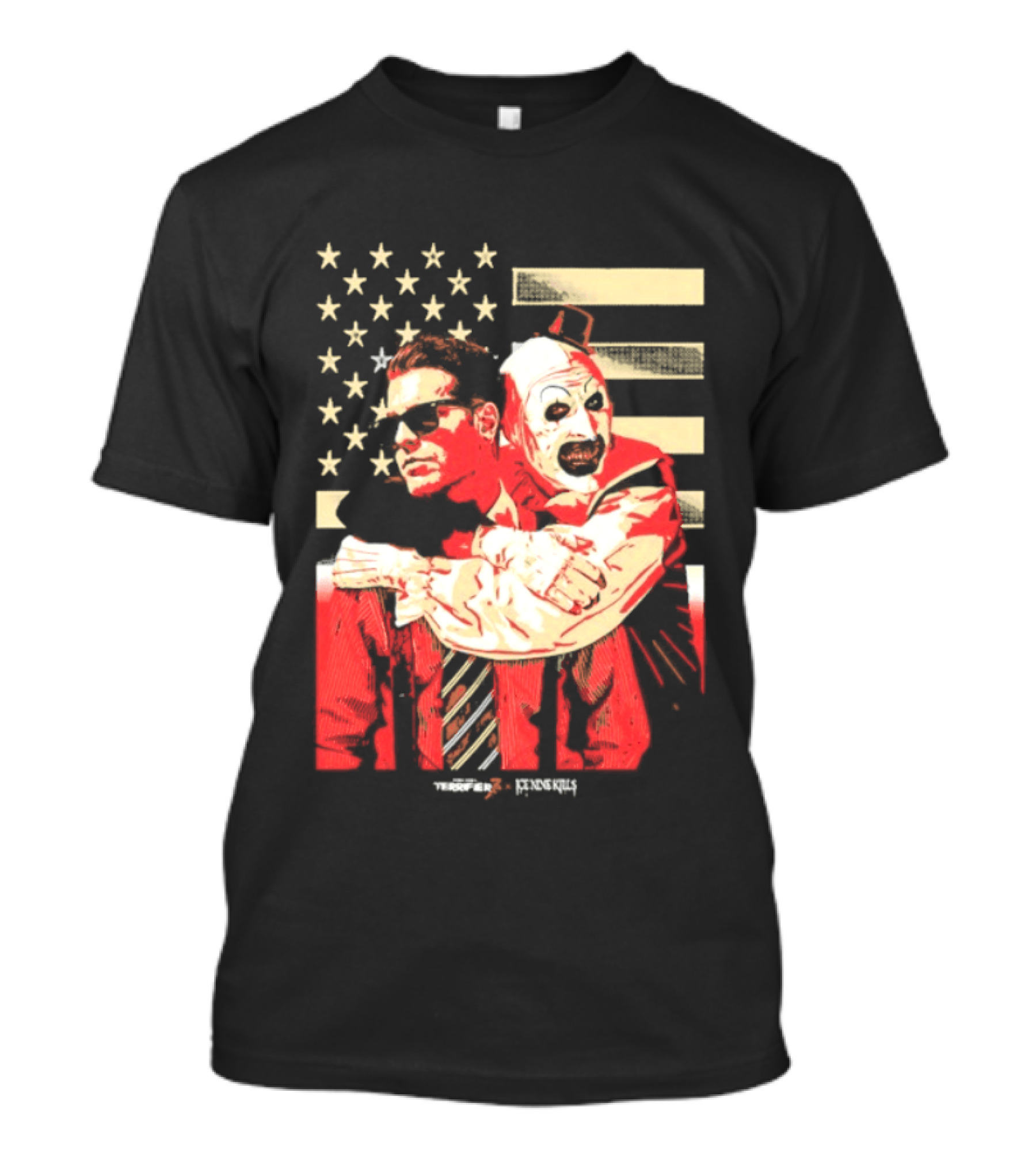 Ice Nine Kills Spencer Clown American Flag Horror Aesthetic T-Shirt