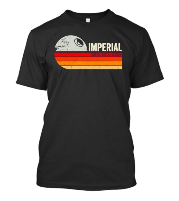 Star Wars Imperial Orbital Battle Station Death Star Sunset T-Shirt