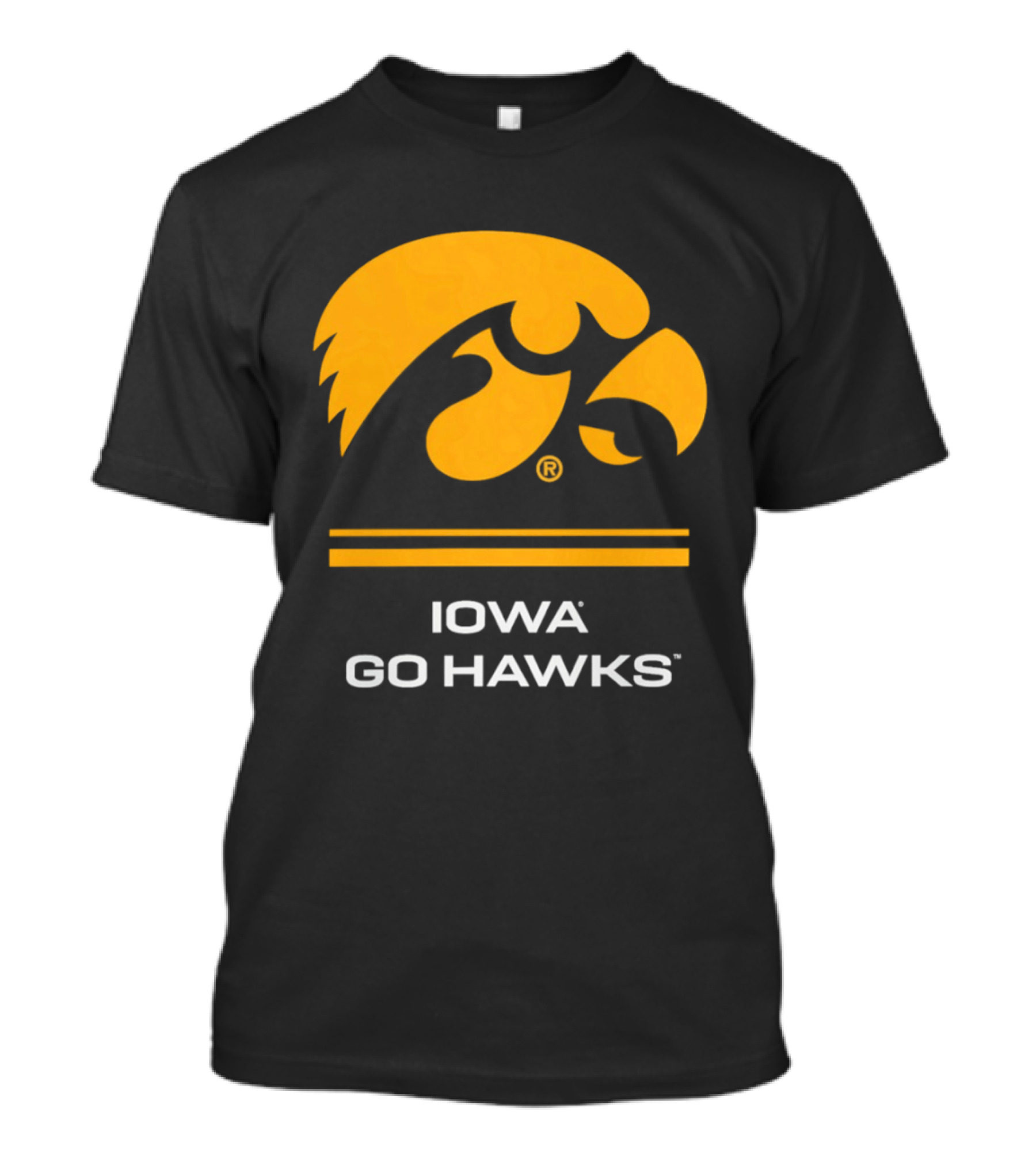 Iowa Hawkeyes Go Hawks T-Shirt