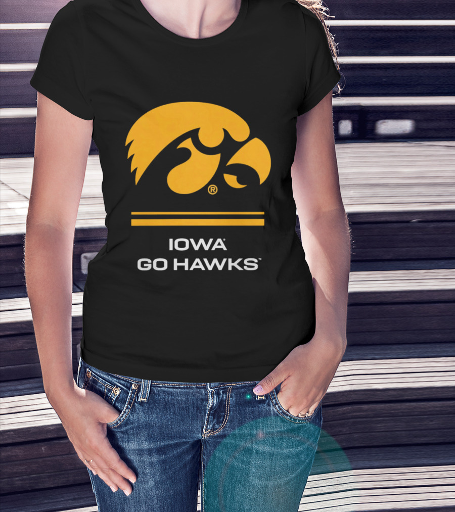 Iowa Hawkeyes Go Hawks T-Shirt