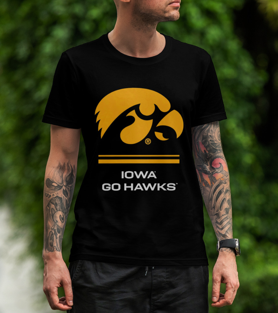 Iowa Hawkeyes Go Hawks T-Shirt