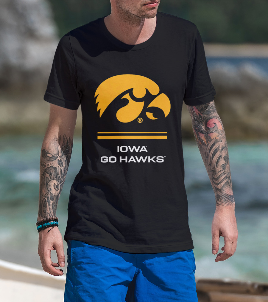 Iowa Hawkeyes Go Hawks T-Shirt
