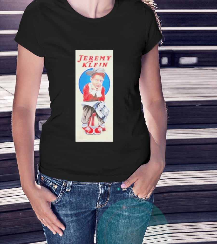 Jeremy Klein World Industries Kid Sitting On Stool T-Shirt