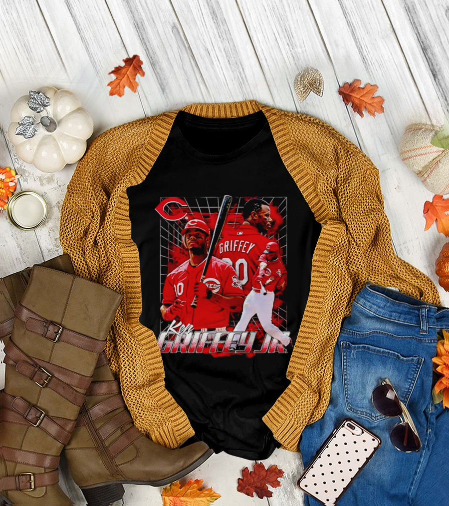 Ken Griffey Jr Cincinnati Reds Baseball Player 30 Reds Griffey T-Shirt