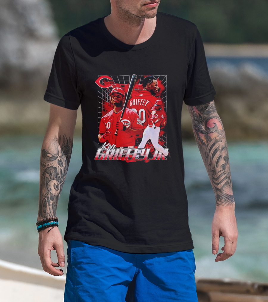 Ken Griffey Jr Cincinnati Reds Baseball Player 30 Reds Griffey T-Shirt