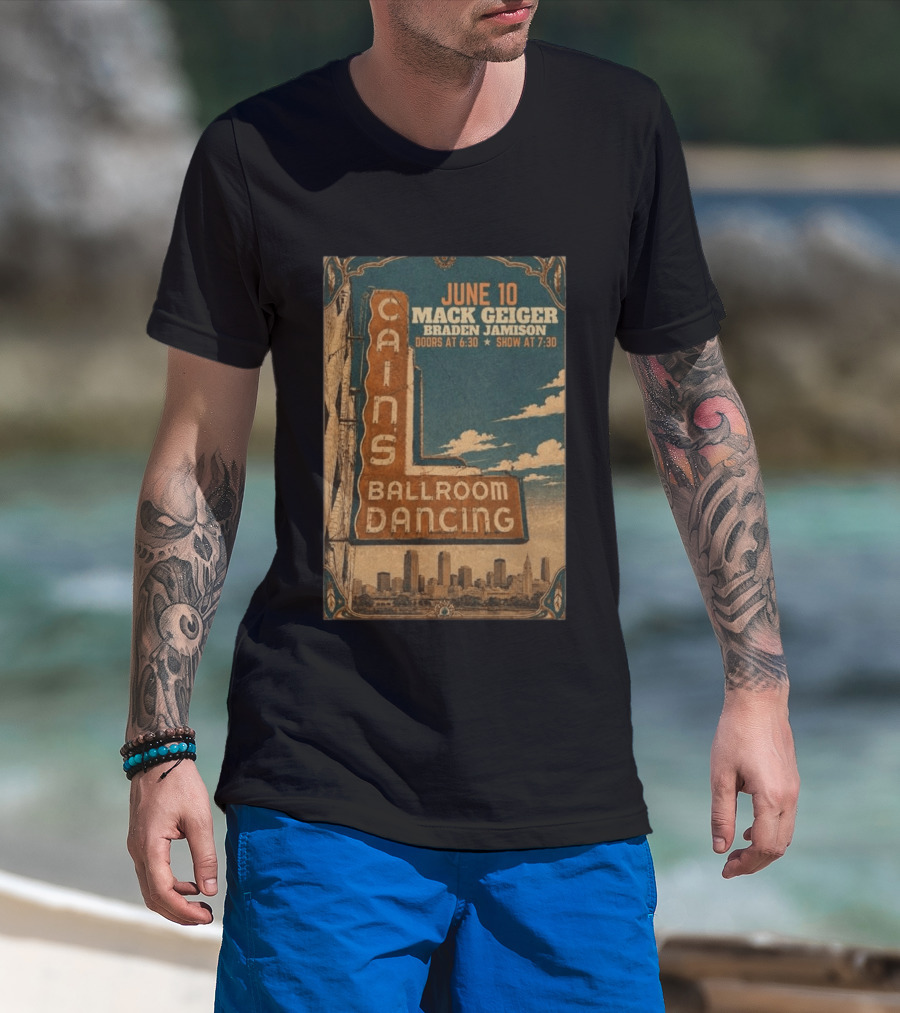 June 10 Mack Geiger Cains Ballroom Dancing Braden Jamison T-Shirt