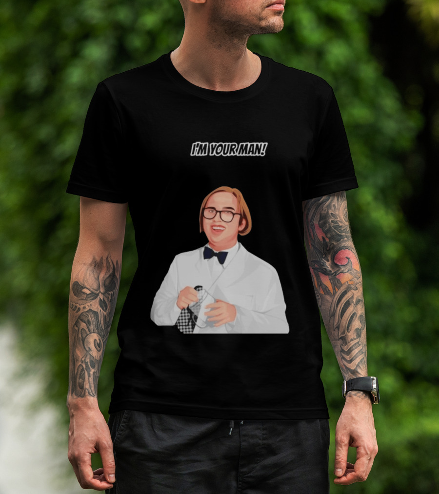 Max And Paddy I Am Your Man Bow Tie White Jacket T-Shirt