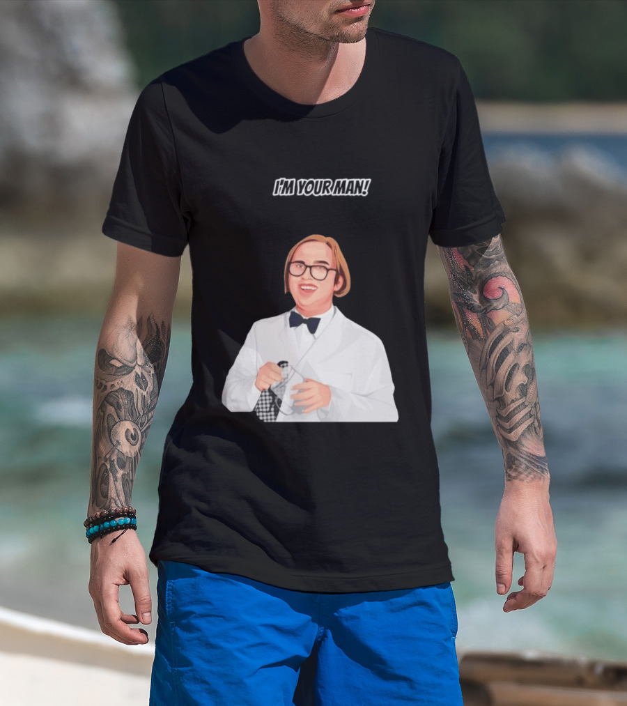 Max And Paddy I Am Your Man Bow Tie White Jacket T-Shirt