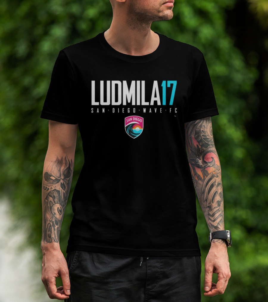Ludmila 17 San Diego Wave FC San Diego Wave T-Shirt
