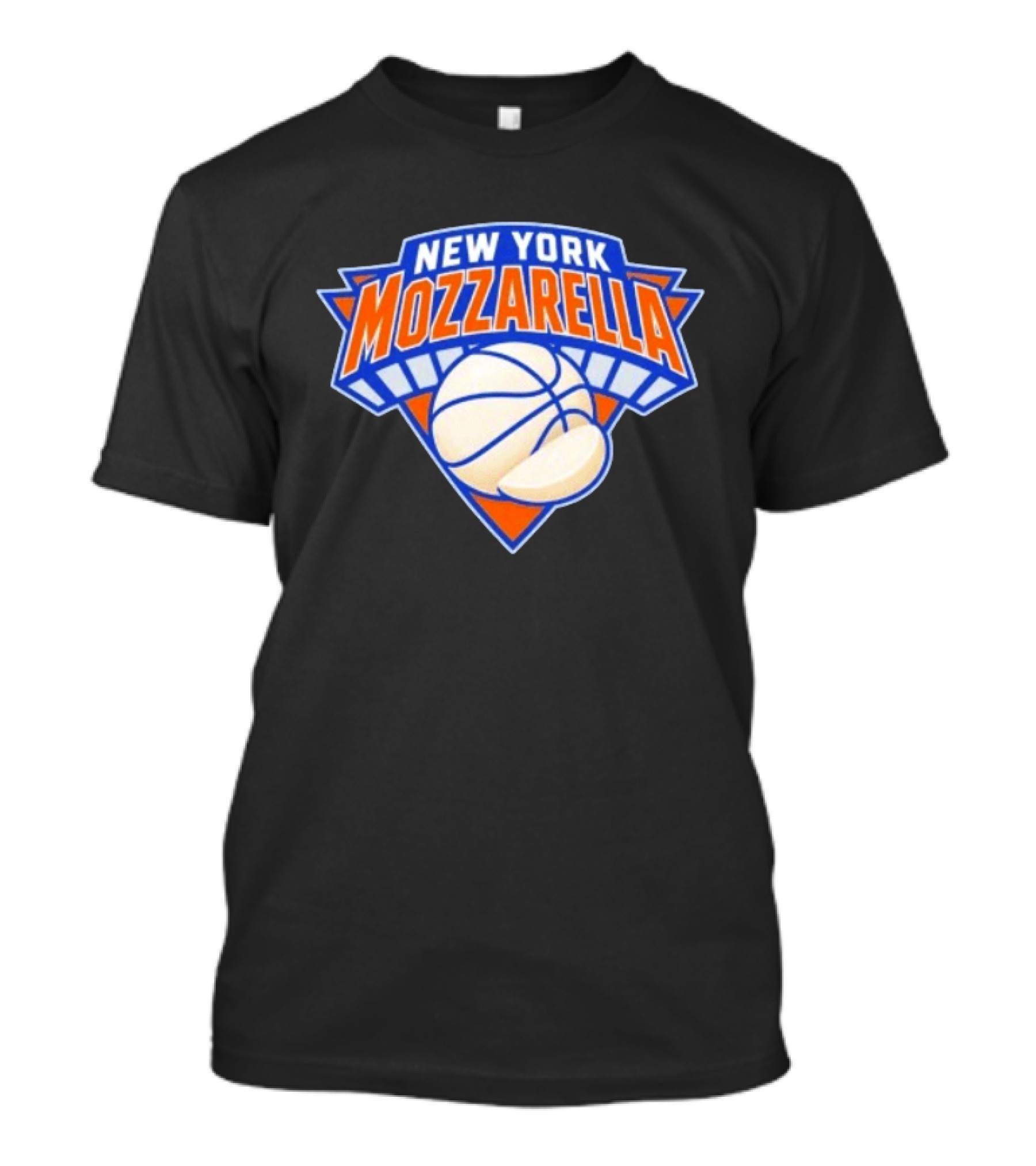 New York Mozzarella Basketball NY Knicks T-Shirt