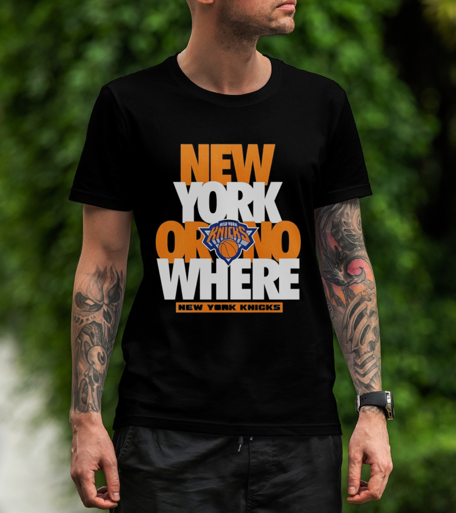 New York Knicks Basketball New York Or Nowhere 2026 T-Shirt