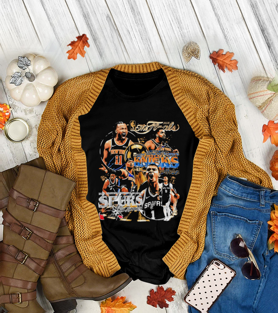 NBA 2026 Finals New York Knicks Vs San Antonio Spurs Matchup Highlights T-Shirt