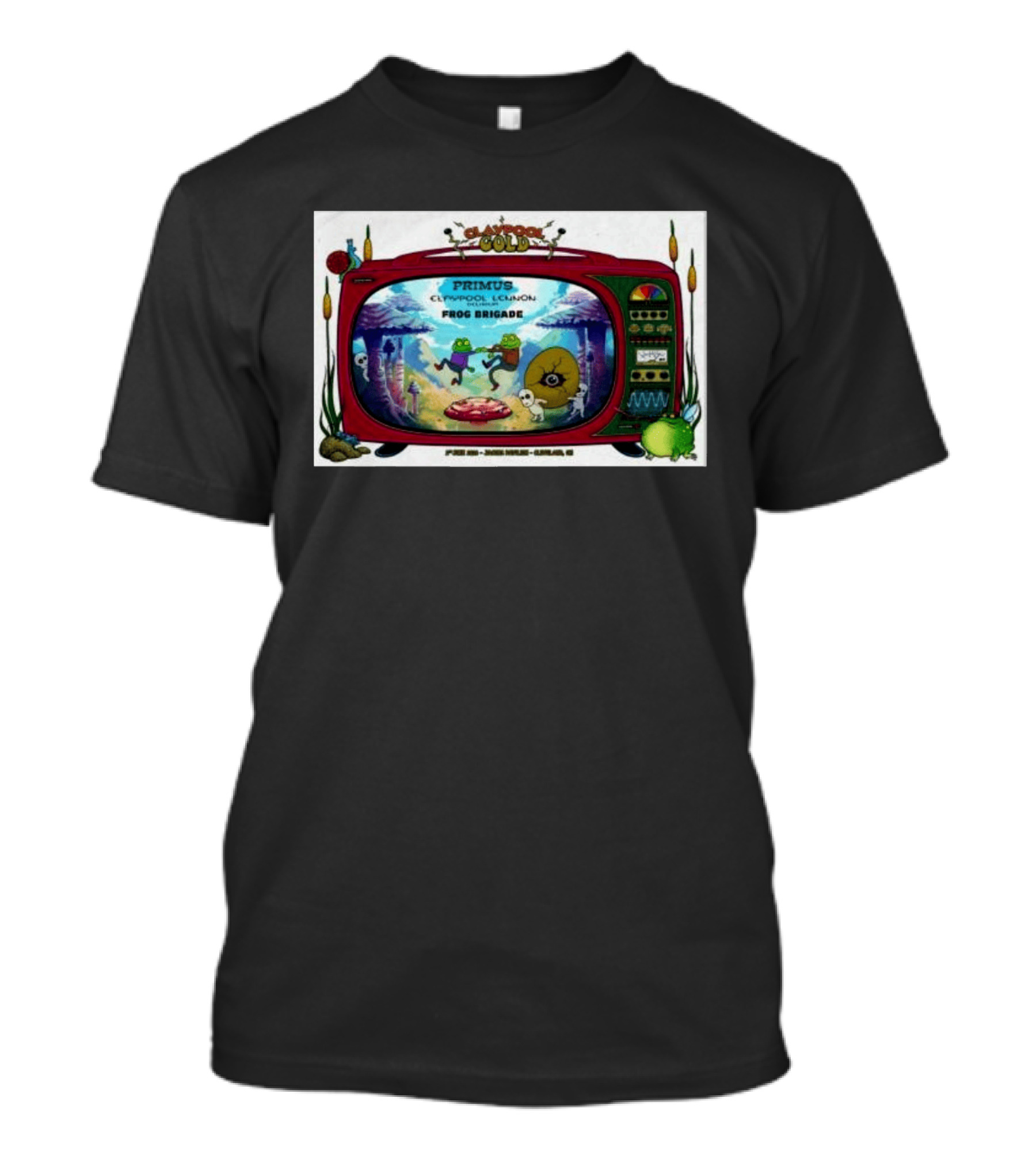 Primus Claypool Lennon Delirium Frog Brigade Tour Cleveland June 2 2026 T-Shirt