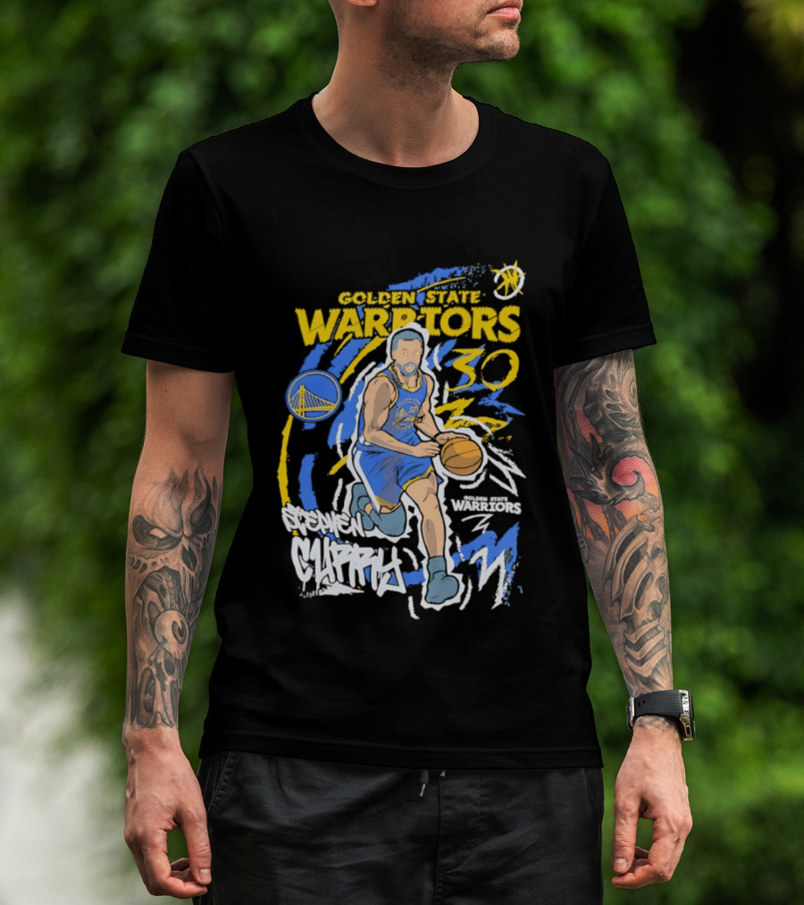 Golden State Warriors Stephen Curry 30 Basketball Player T-Shirt