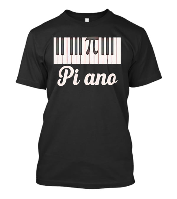 Pi Ano Jazz Lessons Piano Keys Pi T-Shirt