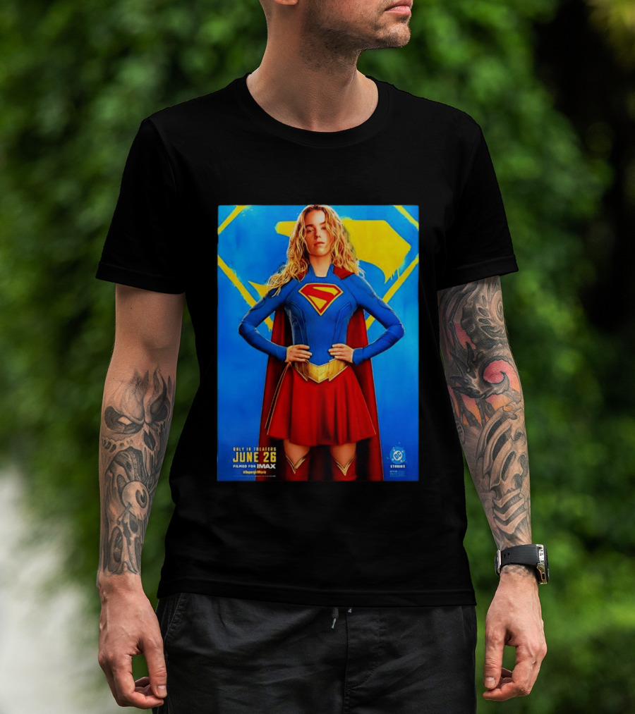 DC Studios Supergirl Movie June 26 Theaters Imax T-Shirt