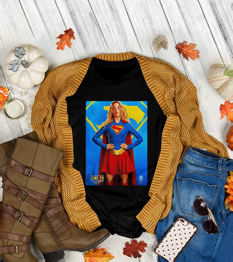 DC Studios Supergirl Movie June 26 Theaters Imax T-Shirt