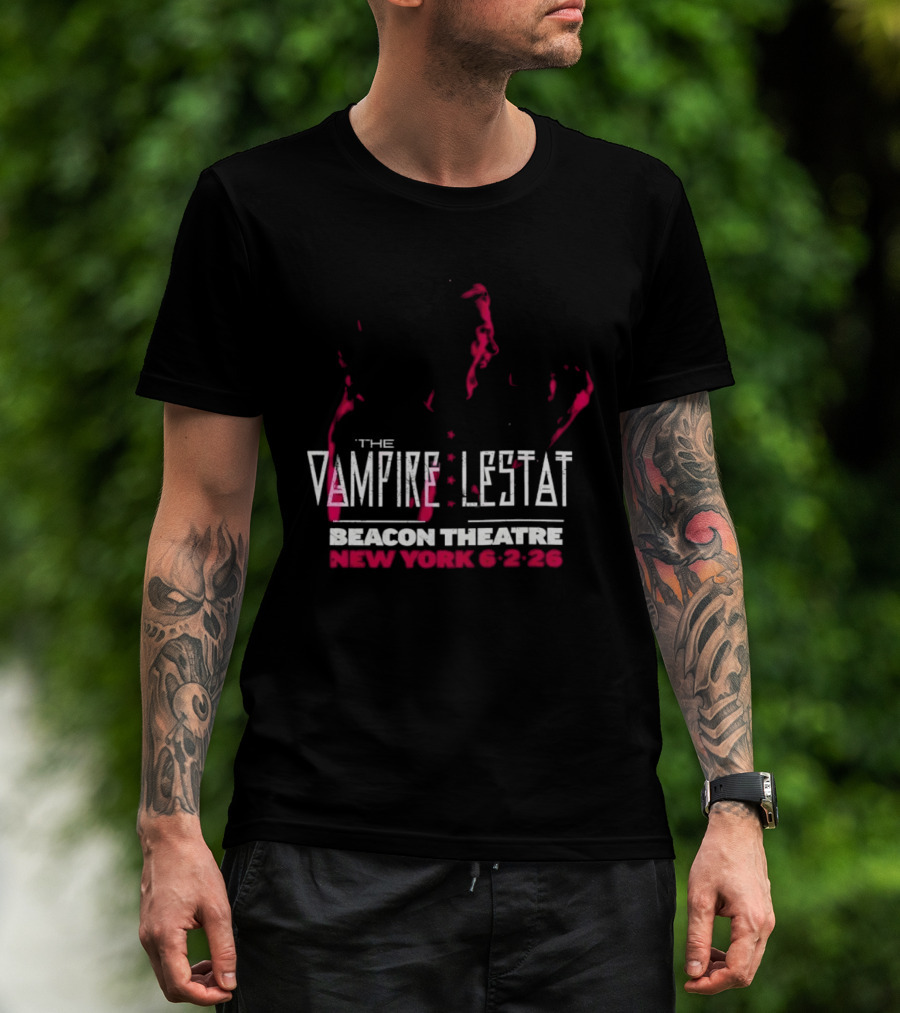 The Vampire Lestat Beacon Theatre New York 6 2 26 T-Shirt