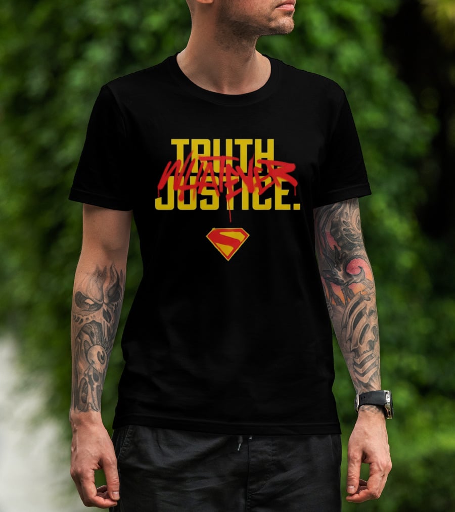 Truth Whatever Justice Superman Pop Culture T-Shirt