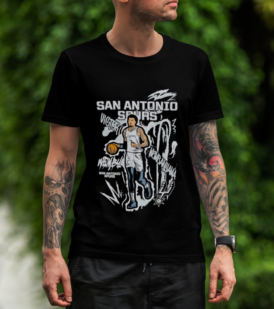 San Antonio Spurs Victor Wembanyama Basketball Player Wemby 22 T-Shirt