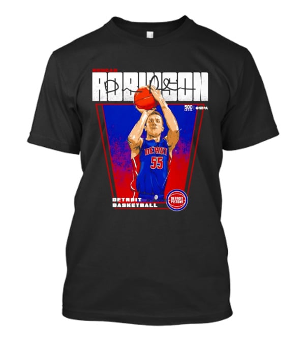Duncan Robinson Detroit Pistons Basketball NBA Number 55 T-Shirt