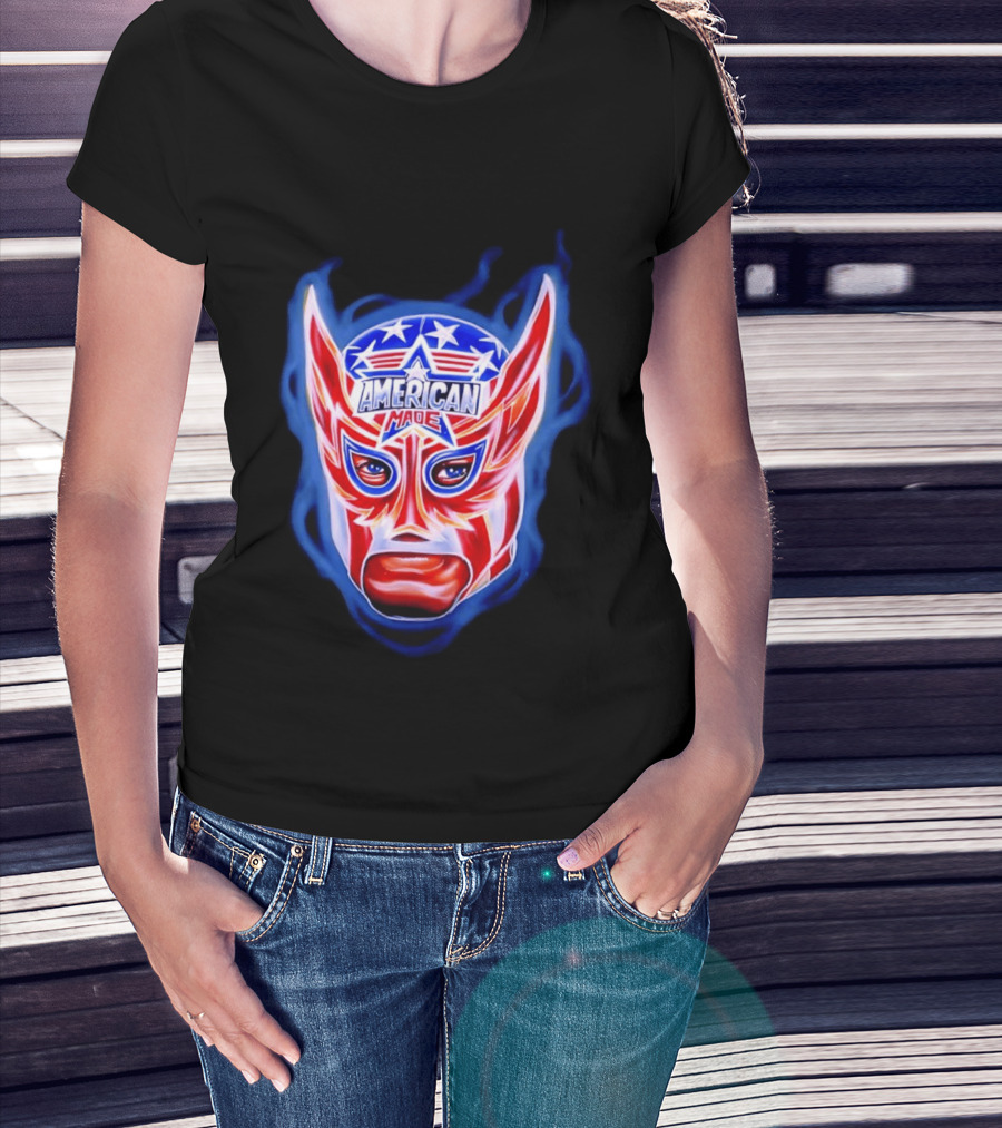 Cody Rhodes American Made Luchador Mask Star Spangled T-Shirt