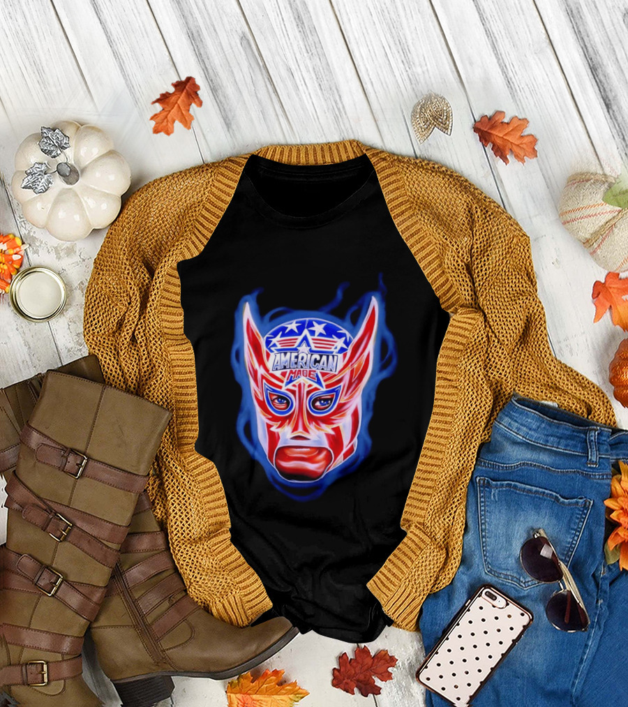 Cody Rhodes American Made Luchador Mask Star Spangled T-Shirt