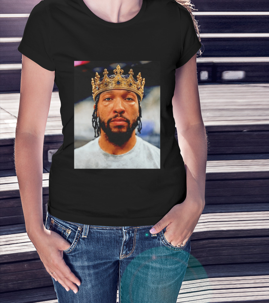 Jalen Brunson King New York Knicks Crown T-Shirt
