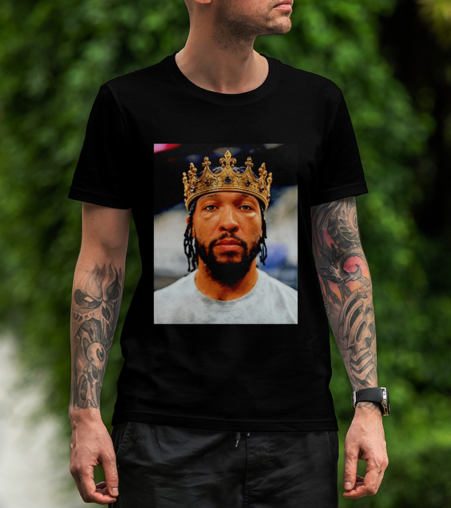 Jalen Brunson King New York Knicks Crown T-Shirt