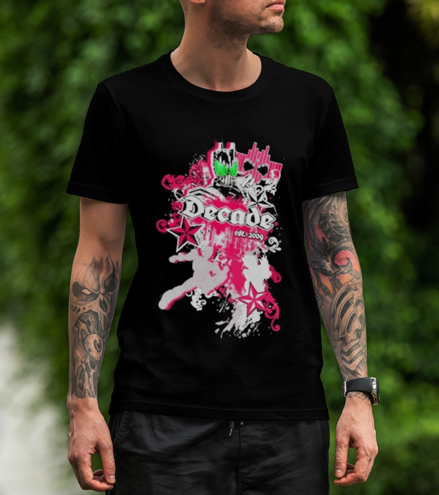 Kamen Rider Decade Est 2009 Heroic Starburst Adventure T-Shirt