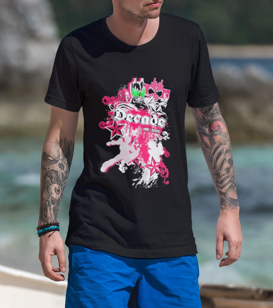 Kamen Rider Decade Est 2009 Heroic Starburst Adventure T-Shirt